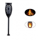 Obrázok pre Solárna LED fakľa LifeLike Flame 4 , záhradná lampa živý plameň s tromi módmi svietenia