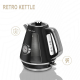 Obrázok pre Rýchlovarná kanvica Taylor Swoden Aladin / Retro čajník - 1,7L , matná čierna - 2200W