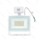 Obrázok pre LED reflektor biely 30W/2700lm , so senzorom , Studená biela