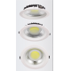 Obrázok pre Led Panel kruhový biely 10W/1100lm 128mm Studená biela