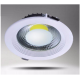 Obrázok pre Led Panel kruhový biely 10W/1100lm 128mm Studená biela