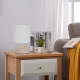 Obrázok pre Stolná lampa keramická 02 Bielo-Hnedá , E14 