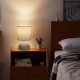Obrázok pre Stolná lampa keramická 02 Bielo-Hnedá , E14 
