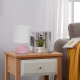 Obrázok pre Stolná lampa keramická 02 Bielo-Ružová , E14 