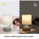 Obrázok pre Stolná lampa keramická 03 Bielo-Sivá , E14 