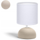 Obrázok pre Stolná lampa keramická 03 Bielo-Hnedá , E14 