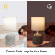 Obrázok pre Stolná lampa keramická 04 Biela , E14 