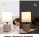 Obrázok pre Stolná lampa keramická 08 Sivá , E14 