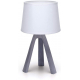 Obrázok pre Stolná lampa 01 Drevo Sivá , E14 
