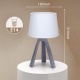 Obrázok pre Stolná lampa 01 Drevo Sivá , E14 