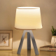 Obrázok pre Stolná lampa 01 Drevo Sivá , E14 