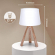 Obrázok pre Stolná lampa 01 Drevo , E14 