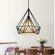Obrázok pre Loft DIAMENT Závesný luster 1xE27/230V/Čierna