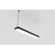 Obrázok pre Office Line Basic Závesný luster 54W/230V/Čierna