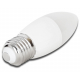 Obrázok pre LED žiarovka E27 6W/450lm , svieca , Studená biela